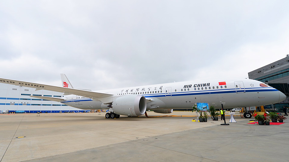 A Air China voltou a operar a rota Pequim-Guarulhos, com escala em Madri, em março desse ano. (Foto: Divulgação)