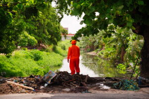 Limpeza nos canais urbanos de Fortaleza