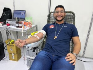 Doação de sangue no Hemoce