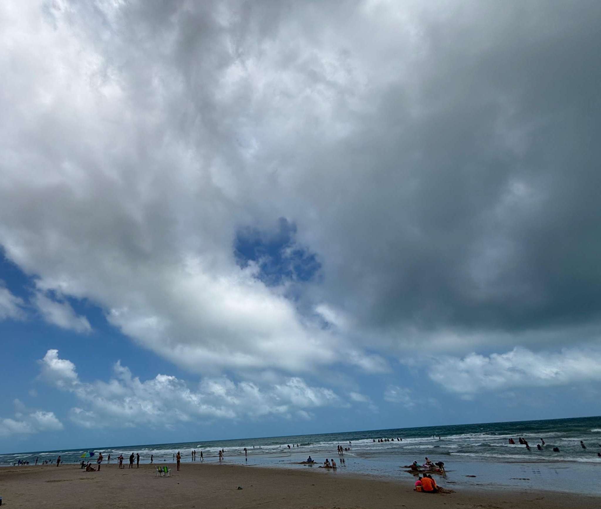 Céu nublado em Fortaleza, no Ceará