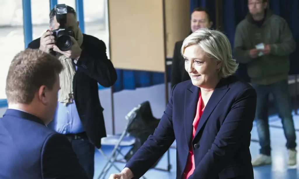 Marine Le Pen, política francesa.