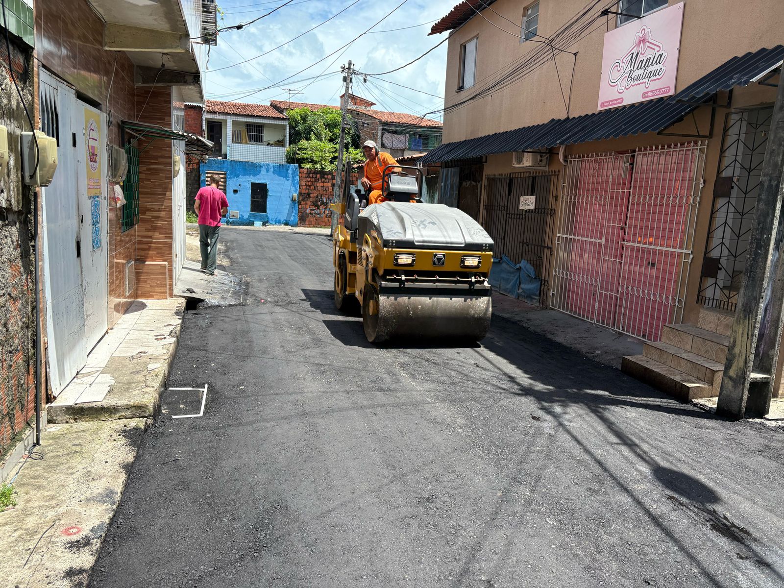 Recapeamento de ruas em Fortaleza