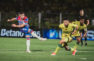 Fortaleza saiu na frente com Martinez, mas cedeu o empate ao Mirassol Foto: Mateus Lotif / Fortaleza EC