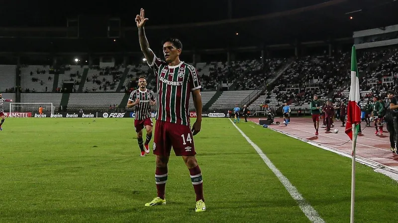 Germán Cano, atacante do Fluminense