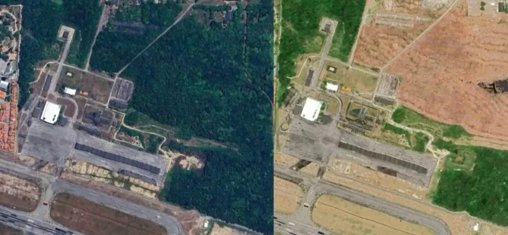 desmatamento Floresta do Aeroporto