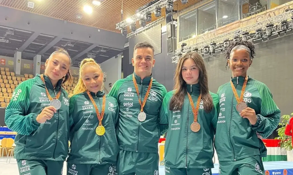 Brasil ginástica artística Hungria