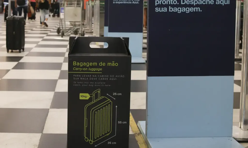 gratuidade bagagem de mão