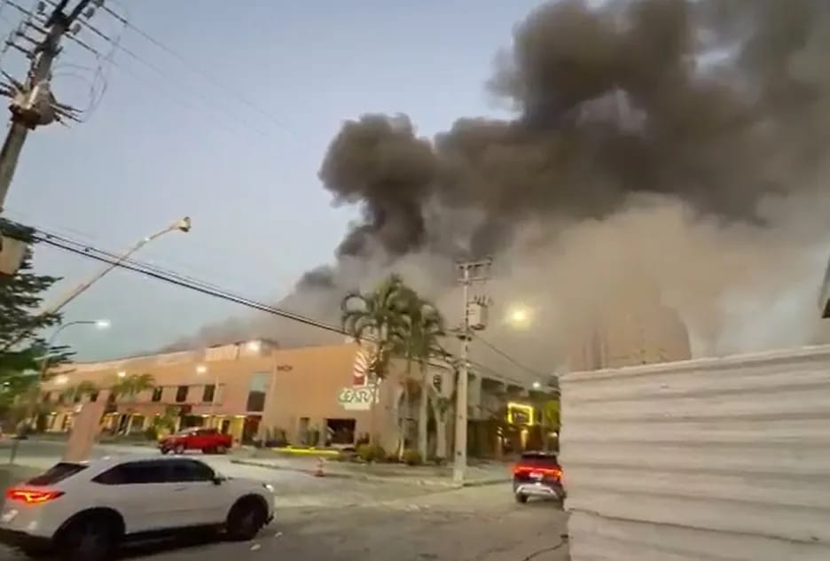 incêndio shopping Fortaleza