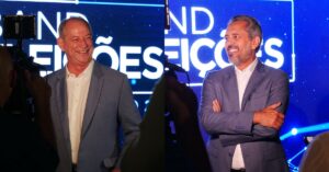 Chegada candidatos debate Band Ceará